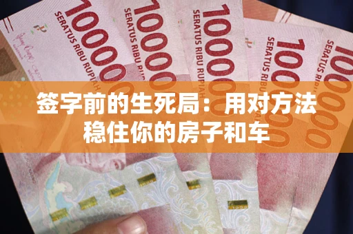 北京签字前的生死局：用对方法稳住你的房子和车