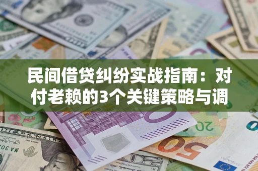 北京民间借贷纠纷实战指南：对付老赖的3个关键策略与调解盲区解析