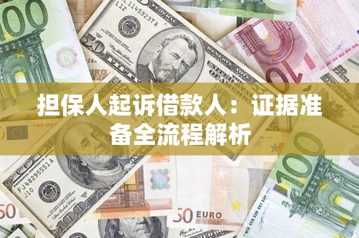 北京担保人起诉借款人：证据准备全流程解析