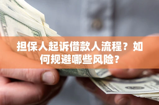 北京担保人起诉借款人流程？如何规避哪些风险？